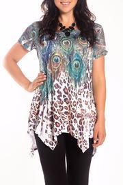  Animal Print Tunic