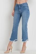  Frayed Denim Capri