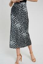  Leopard Combo Skirt