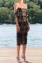  Baroque Sheer Lace Dress