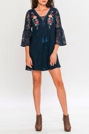  Shift Lace Mini Dress