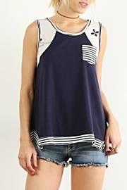  Savvy Navy Top