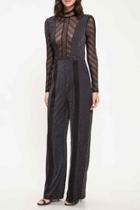  Black Long-sleeve Jumpsuit