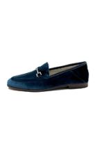  Blue Velvet Loafers