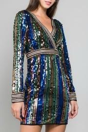  Multicolor Sequin Dress