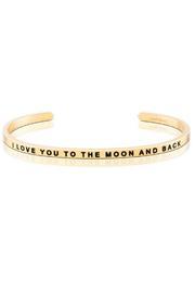  Gold Inspirational Cuff