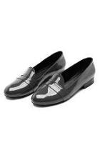  Charcoal Leather Loafer