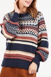  Fall Forecast Sweater-navy