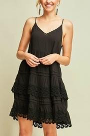  Tiered-crochet Spaguetti-straps Dress