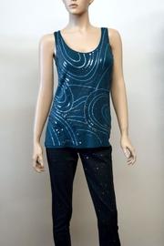  Teal Sequin Tank