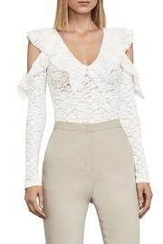  Cold-shoulder Lace Top