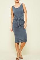  Knotted Waist Dress