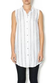  Sleveless Button Top