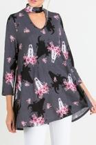  Gray Longhorn Top