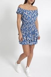  Blue-dress With Flowers