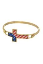  Patriotic Cross Bracelet