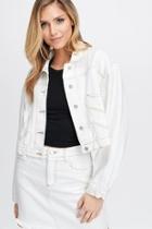  White Woven Jacket