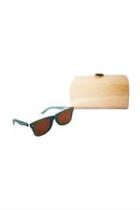  Blue Wood Sunglasses