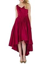  Satin Red Dress