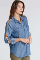  Alyssa Chambray Lyocell Button Down
