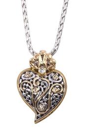  Viana Filigree Heart-pendant-necklace