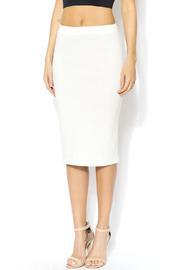Moa White Pencil Skirt