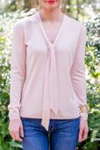  Bow Sweater Blouse