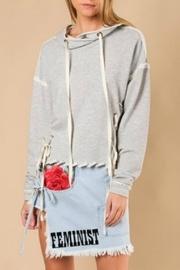  Tied Hooded Sweatshirt