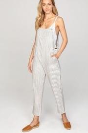  Striped Cotton Overalls