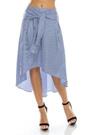  Stripe Tie Skirt