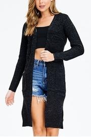  Black Long Cardi