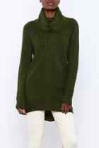  Turtleneck Forest Green Sweater