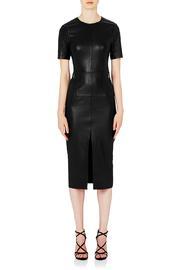  Jane Fonda Leather Dress