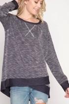  Overlapping Knit Top