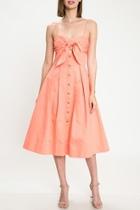  Coral Bow Dress