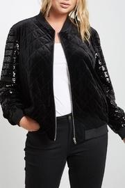  Velvet Sequin Bomber