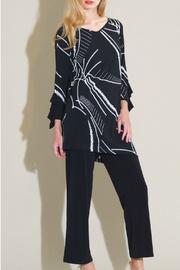  Ruffle Cuff Print Tunic