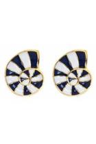  Striped Ocean Earring