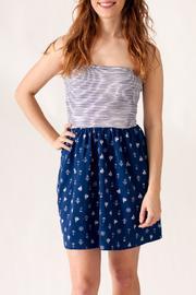  Nautical Print Dress