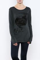  Heart Embellished Top