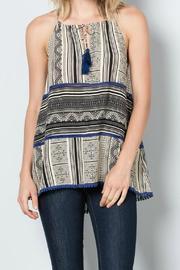  Printed Tassel Tank