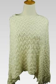  Winter White Poncho