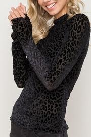  Leopard Burn-out Top