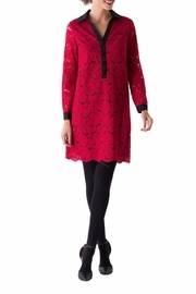  Red Lace Tunic Dress