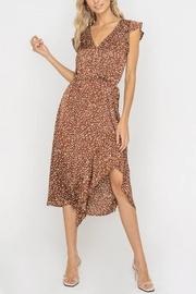  Ruffle-accent Flowy Midi-dress