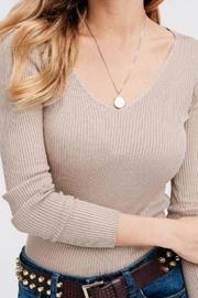 Fitted Rib-knit Top