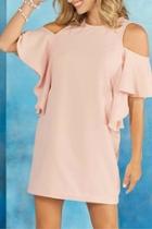  Birdie Cold-shoulder Dress