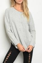  Gray Button Up