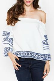  White Off The Shoulder Top