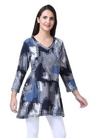  Eyelash Abstract Tunic